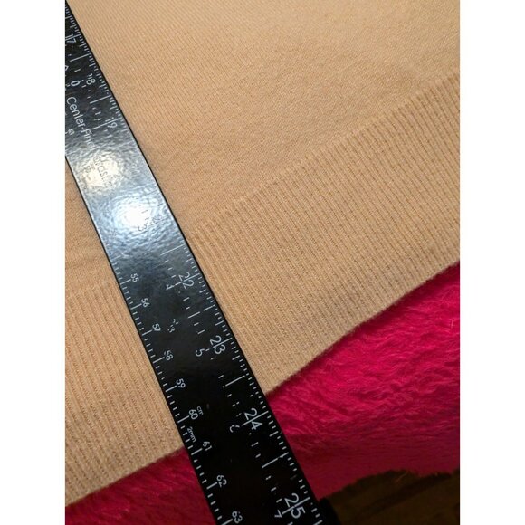 Nine & Company XL Sleeveless Knit Sweater Tank Top Peach Floral Y2K - Picture 7 of 7